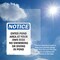 Signmission Enter Pond Area At Your Own Risk, 7 in W x Rectangle, Vinyl Decal OS-2PACK-NS-D-710-V-12082 - alternate 4